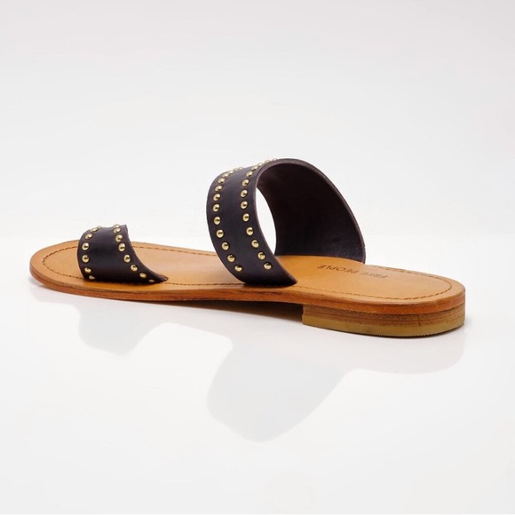 NEW Free People Amelie Tiny Stud Sandal Black - Picture 3 of 10